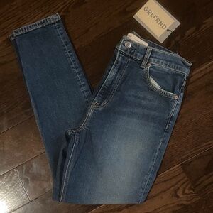 GRLFRND Deep Blue Men's Straight Jeans